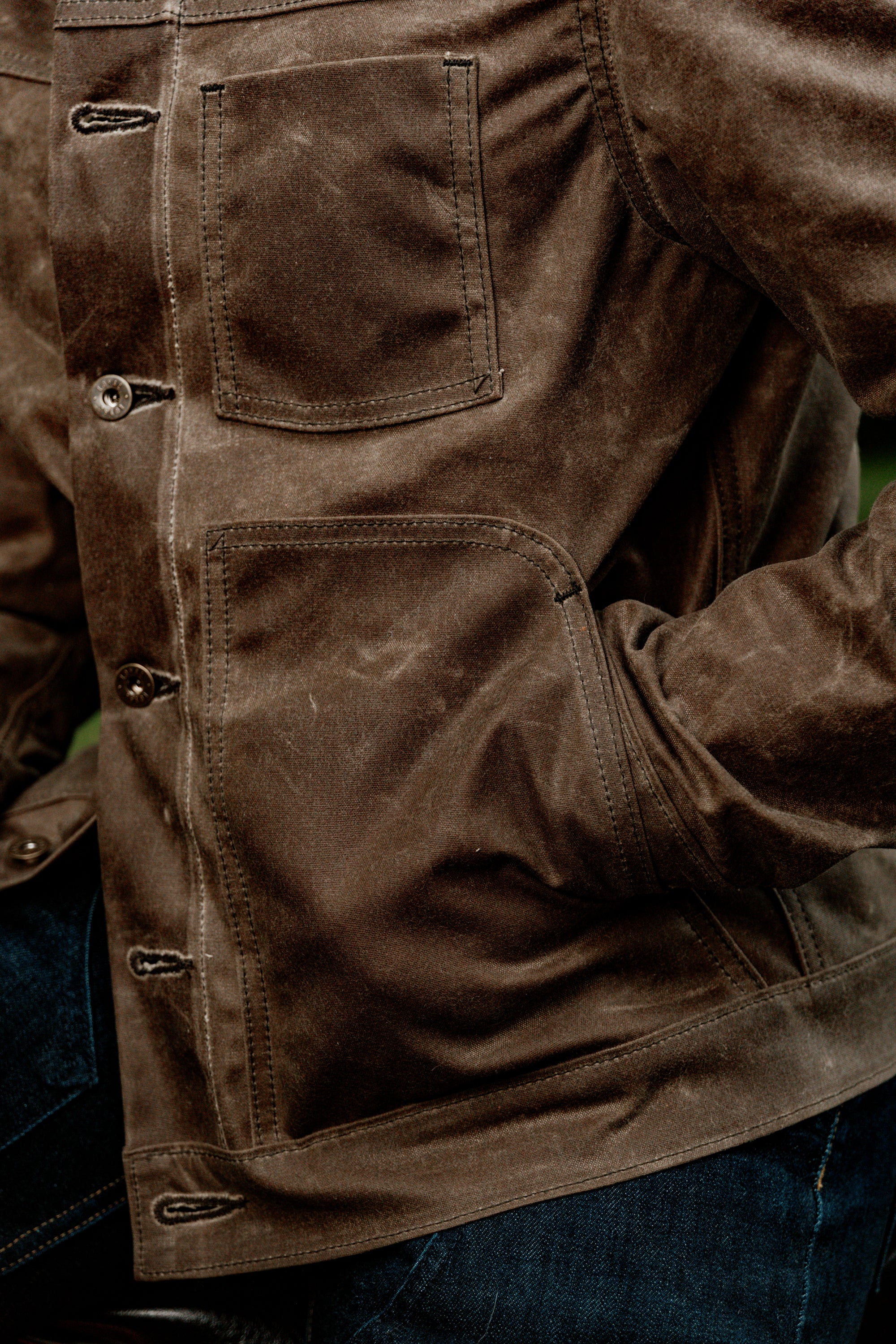 Wayman Jacket - Dark Oak - Waxed Canvas