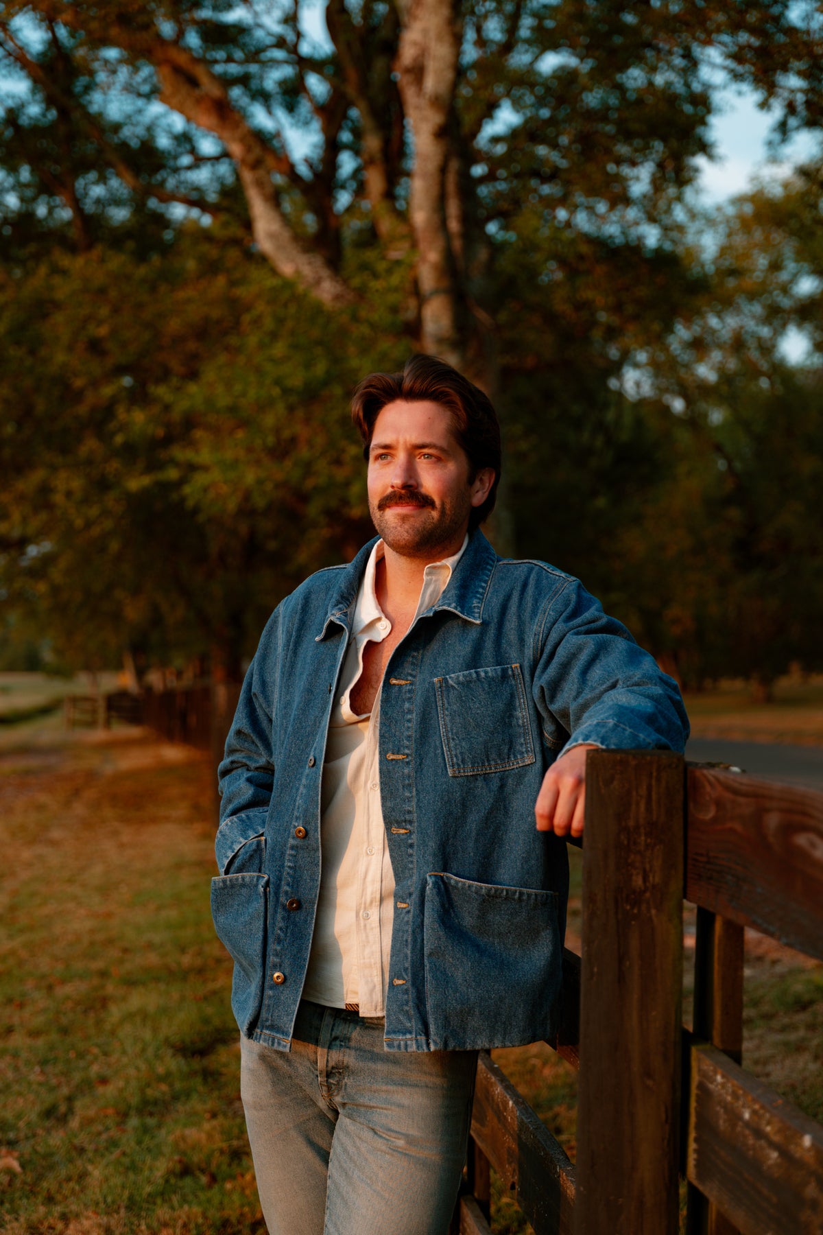 Amos Chore Coat - Stonewashed American Denim - Preorder -Ships Mid November