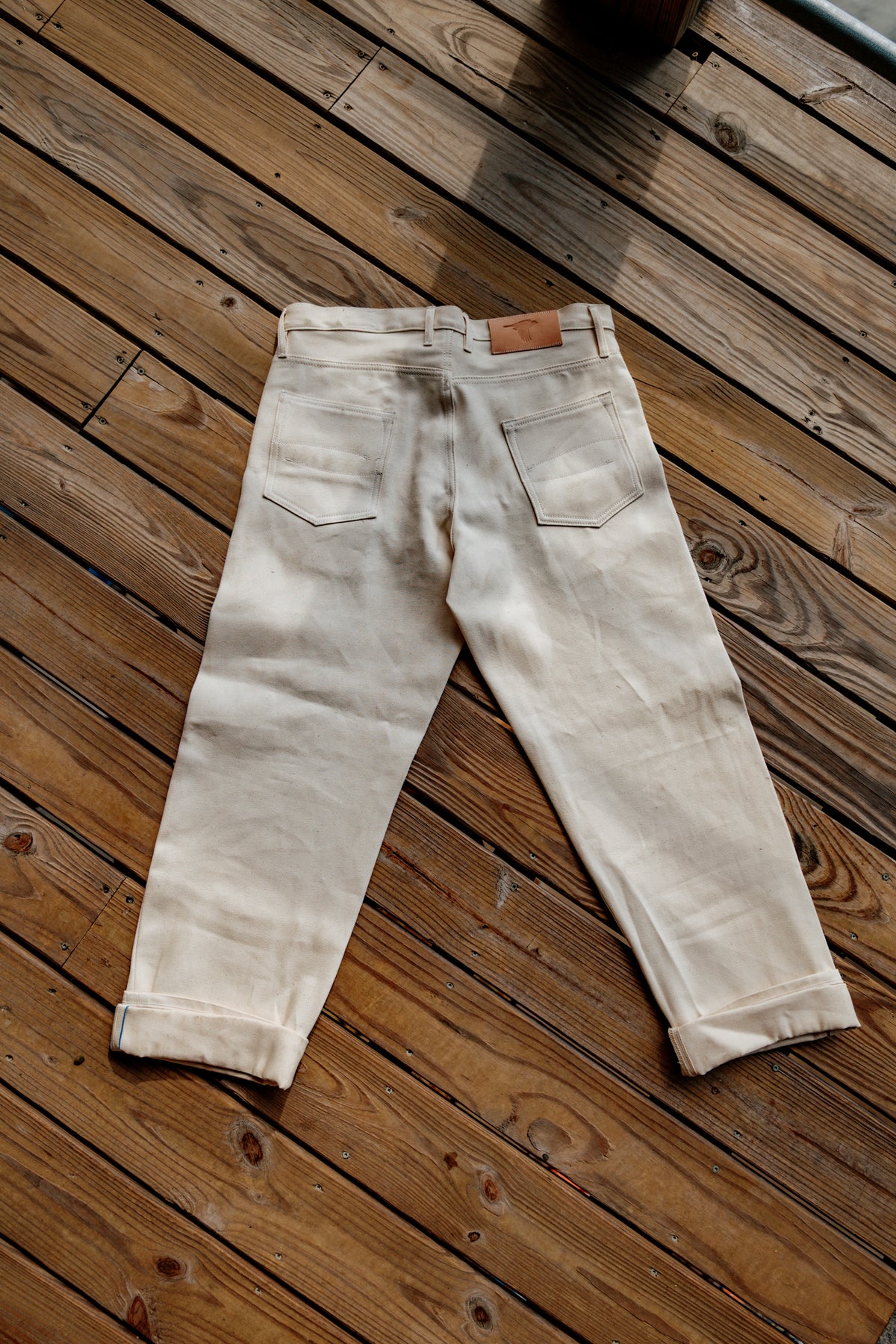 Holden Straight Leg- 11.25oz Ecru Selvedge - Cotton/Tencel