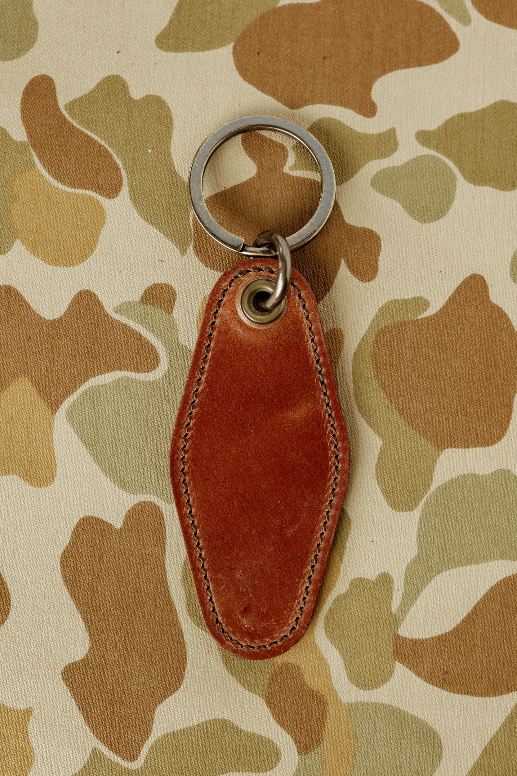 Motel Key Ring - Bourbon Shell Cordovan