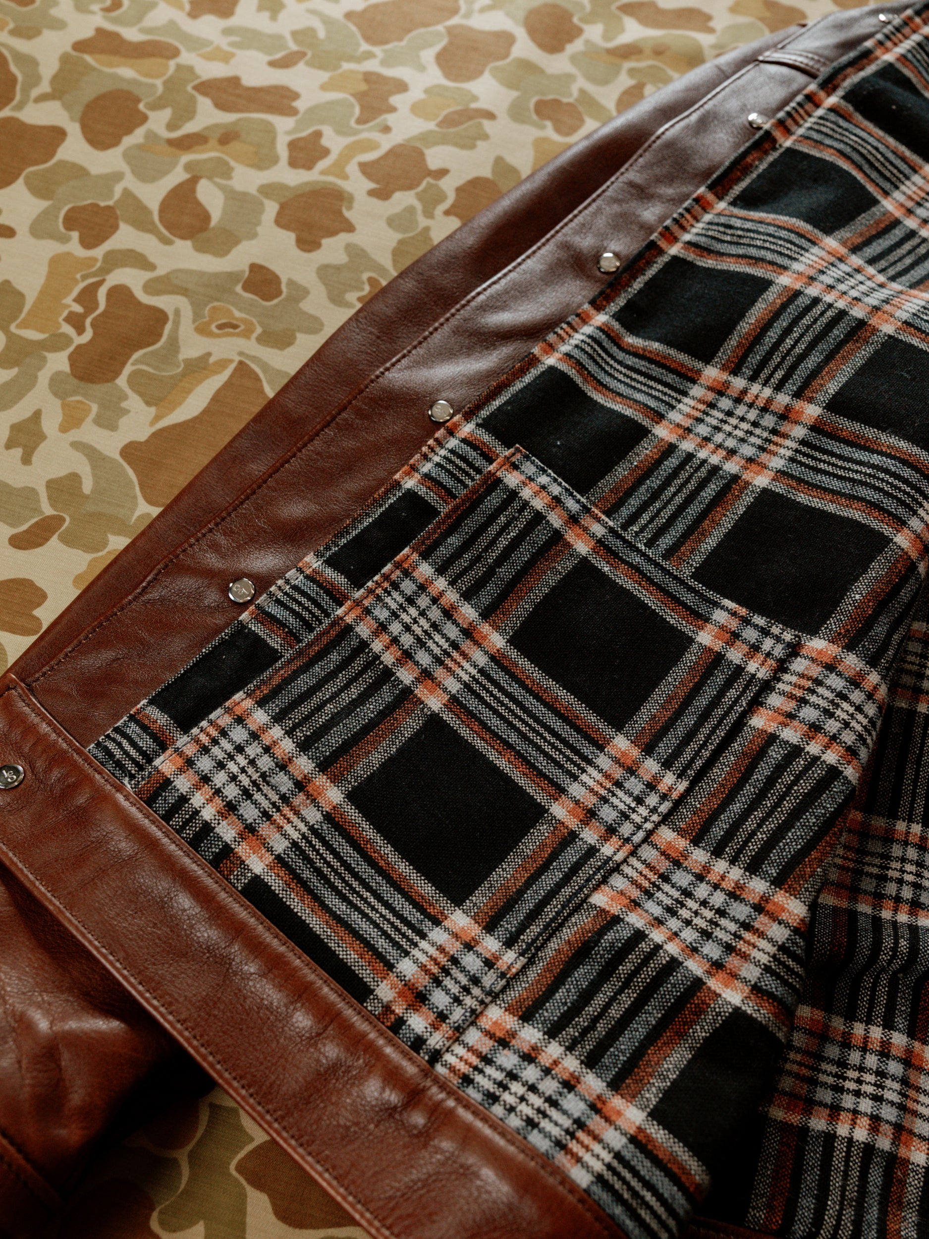Wayman Jacket - Brown Italian Calfskin Leather - Preowned - XL