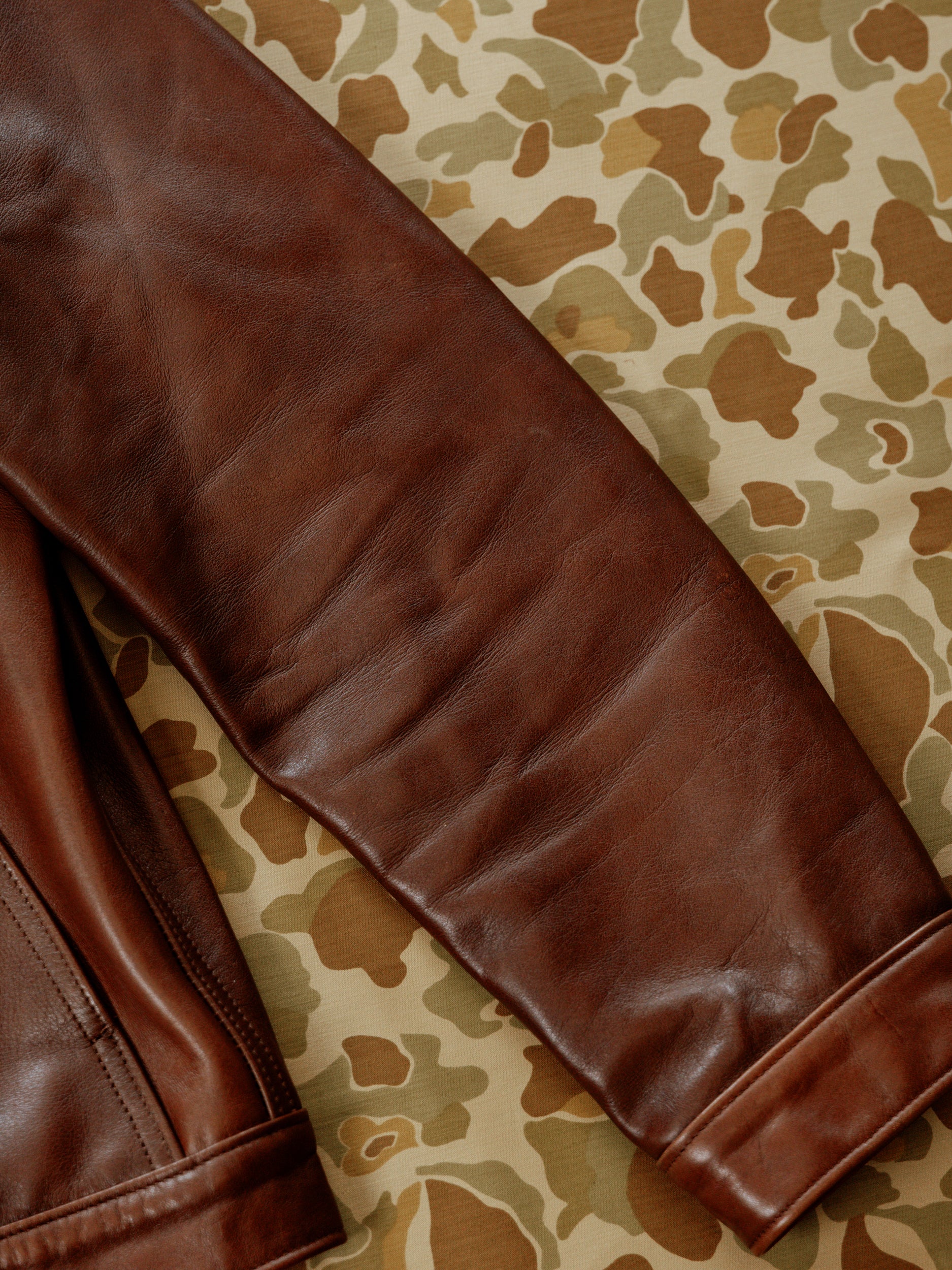 Wayman Jacket - Brown Italian Calfskin Leather - Preowned - XL