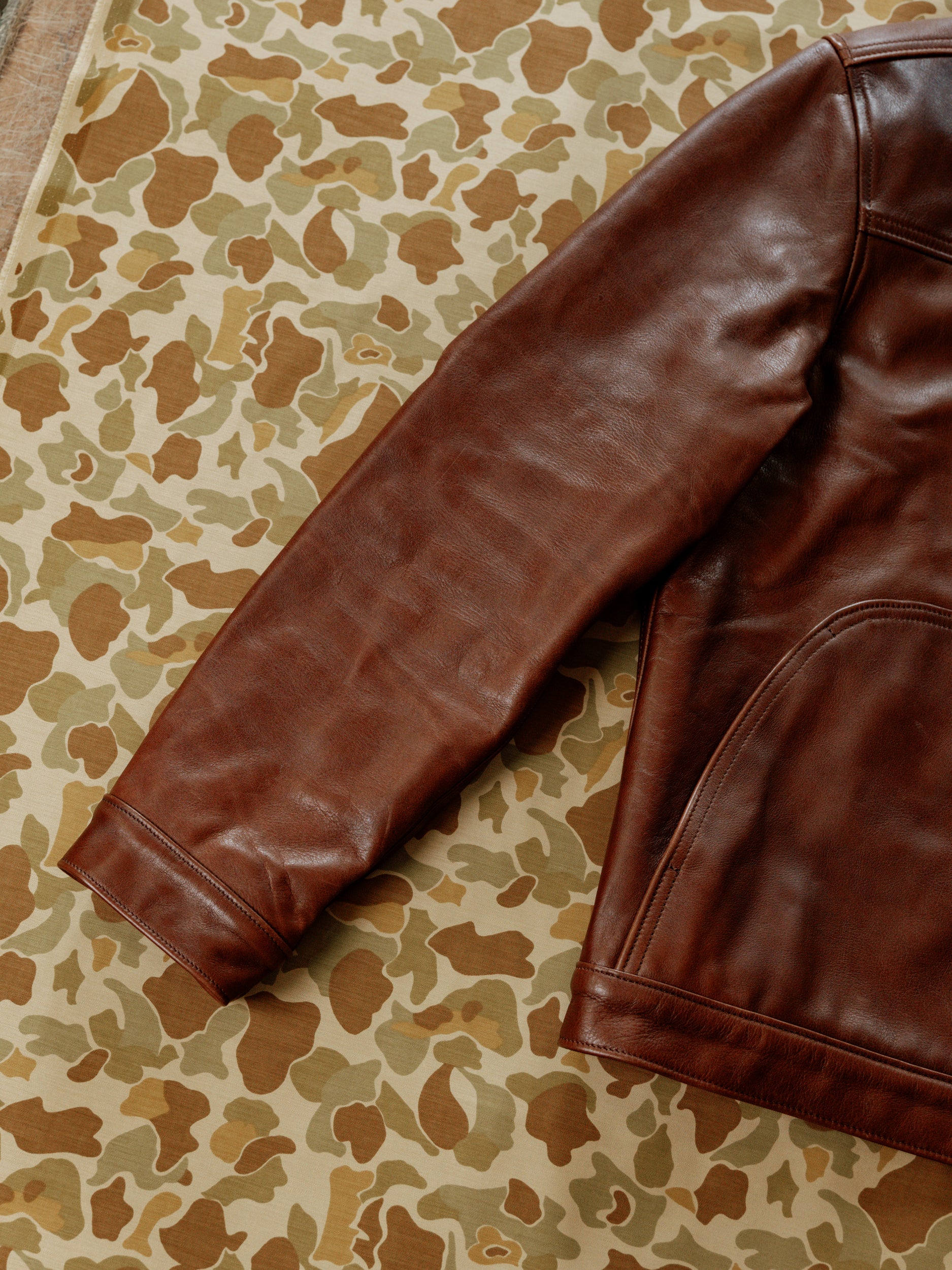 Wayman Jacket - Brown Italian Calfskin Leather - Preowned - XL
