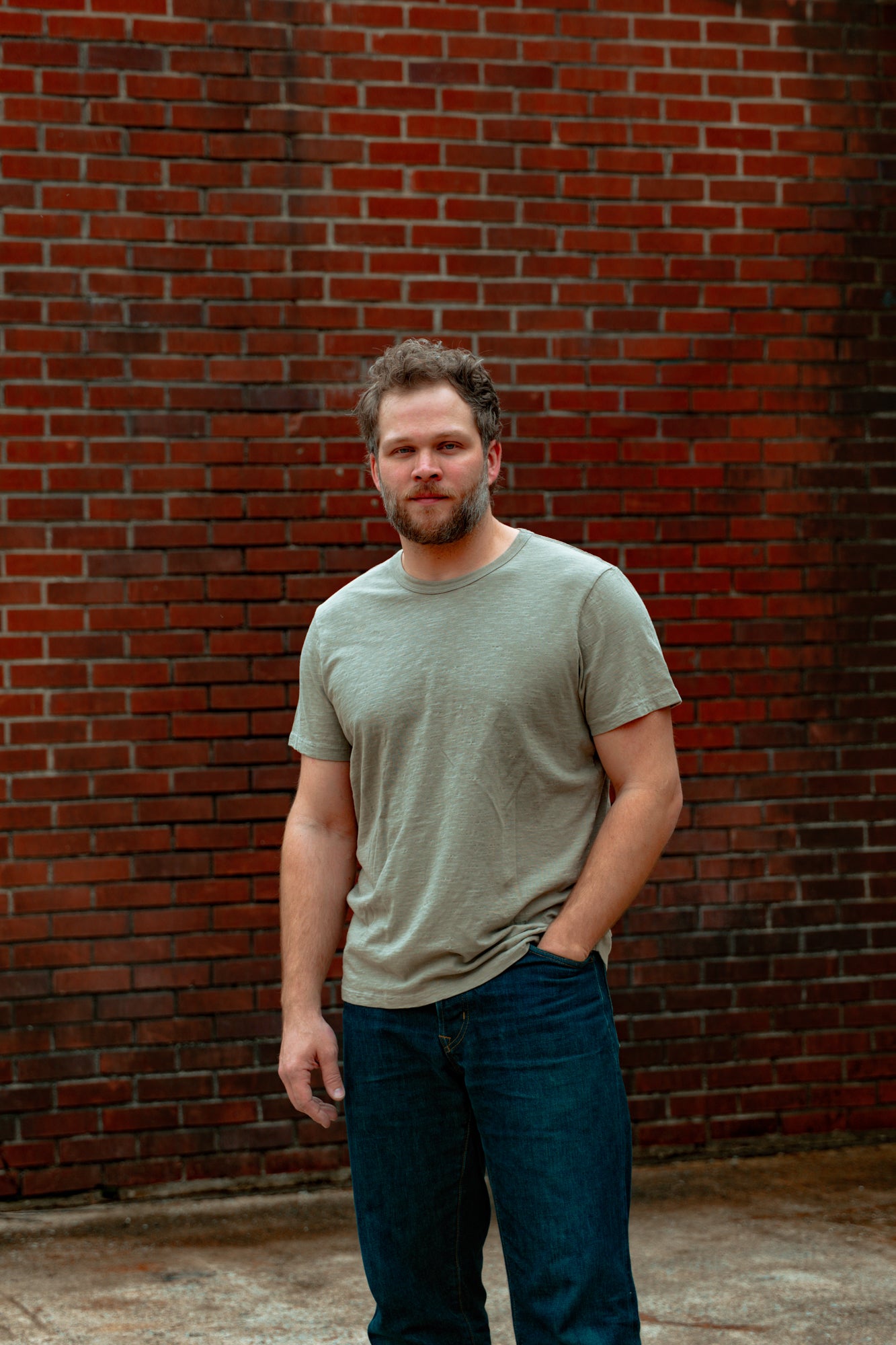 Classic Tee - Sage Slub
