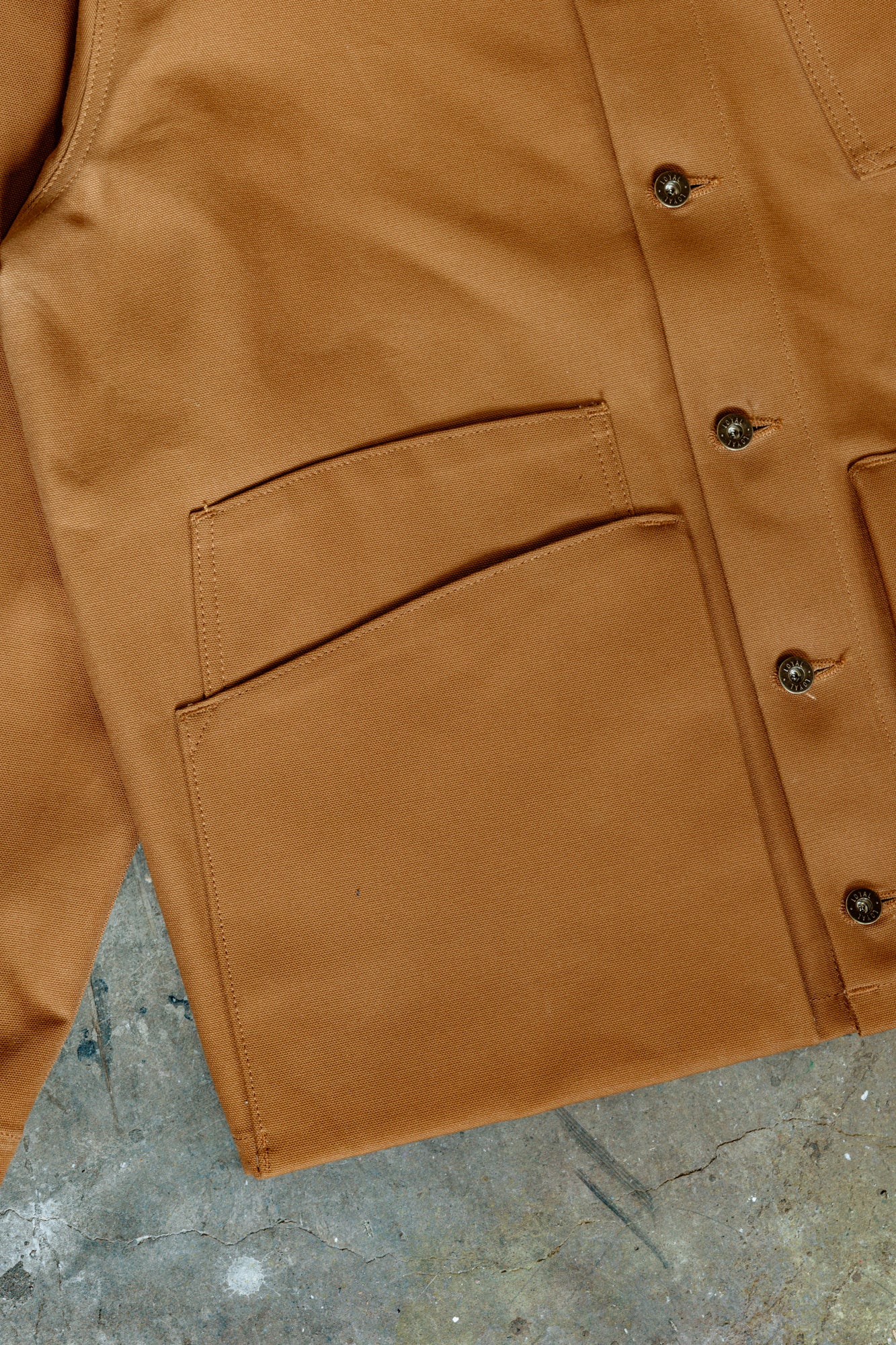 Amos Chore Coat - 13oz Brown Duck Cloth