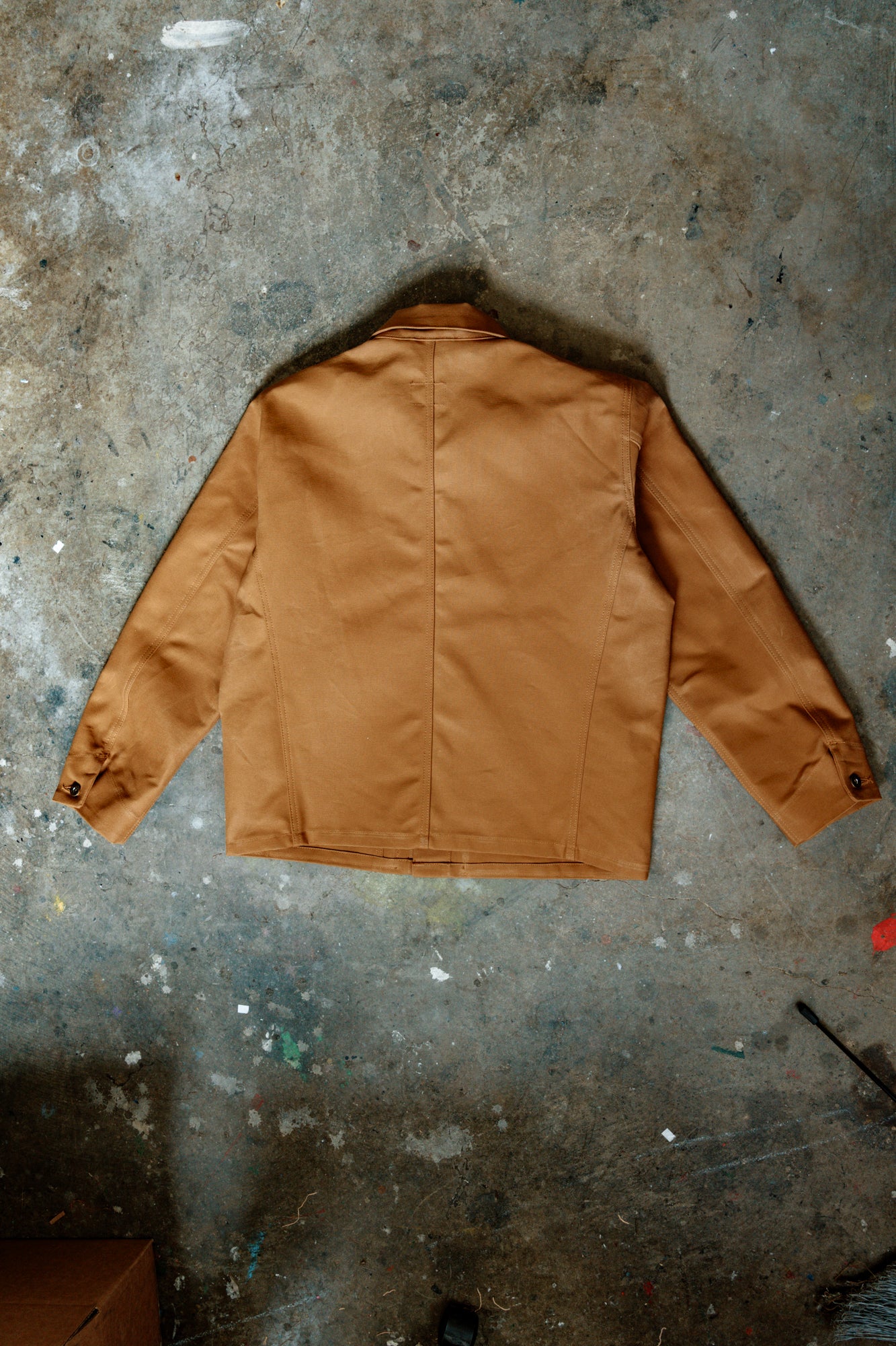 Amos Chore Coat - 13oz Brown Duck Cloth