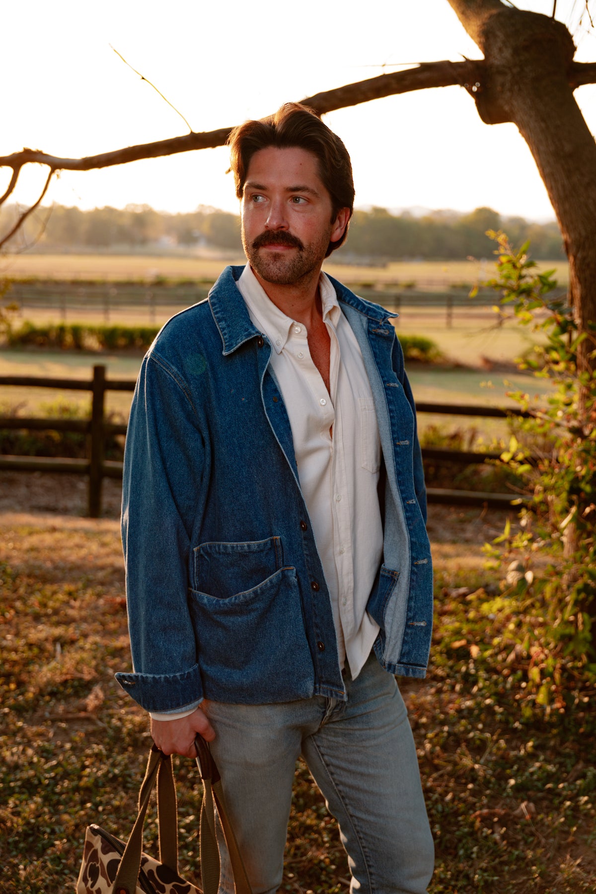 Amos Chore Coat - Stonewashed American Denim - Preorder -Ships Mid November