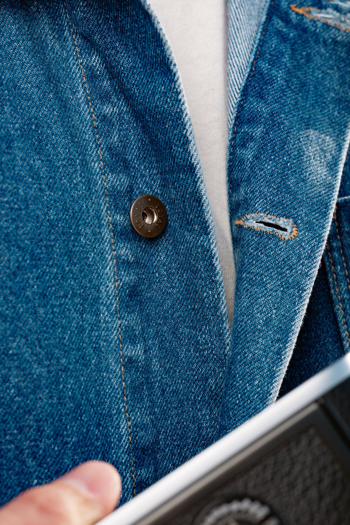 Amos Chore Coat - Stonewashed American Denim - Preorder -Ships Mid November