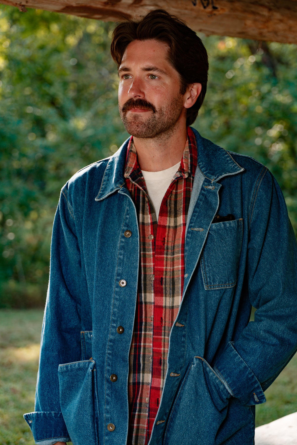 Amos Chore Coat - Stonewashed American Denim - Preorder -Ships Mid November