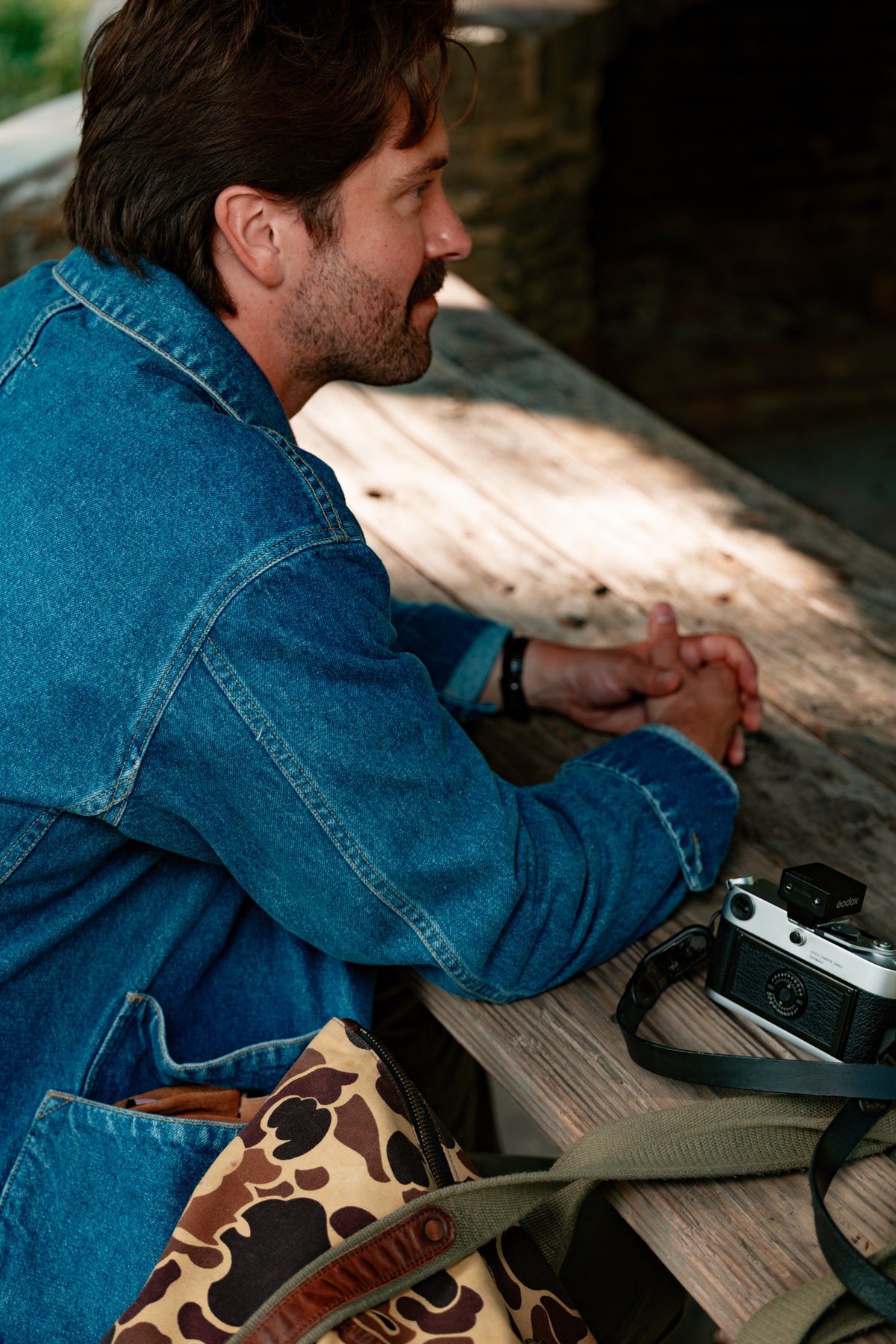 Amos Chore Coat - Stonewashed American Denim - Preorder -Ships Mid November
