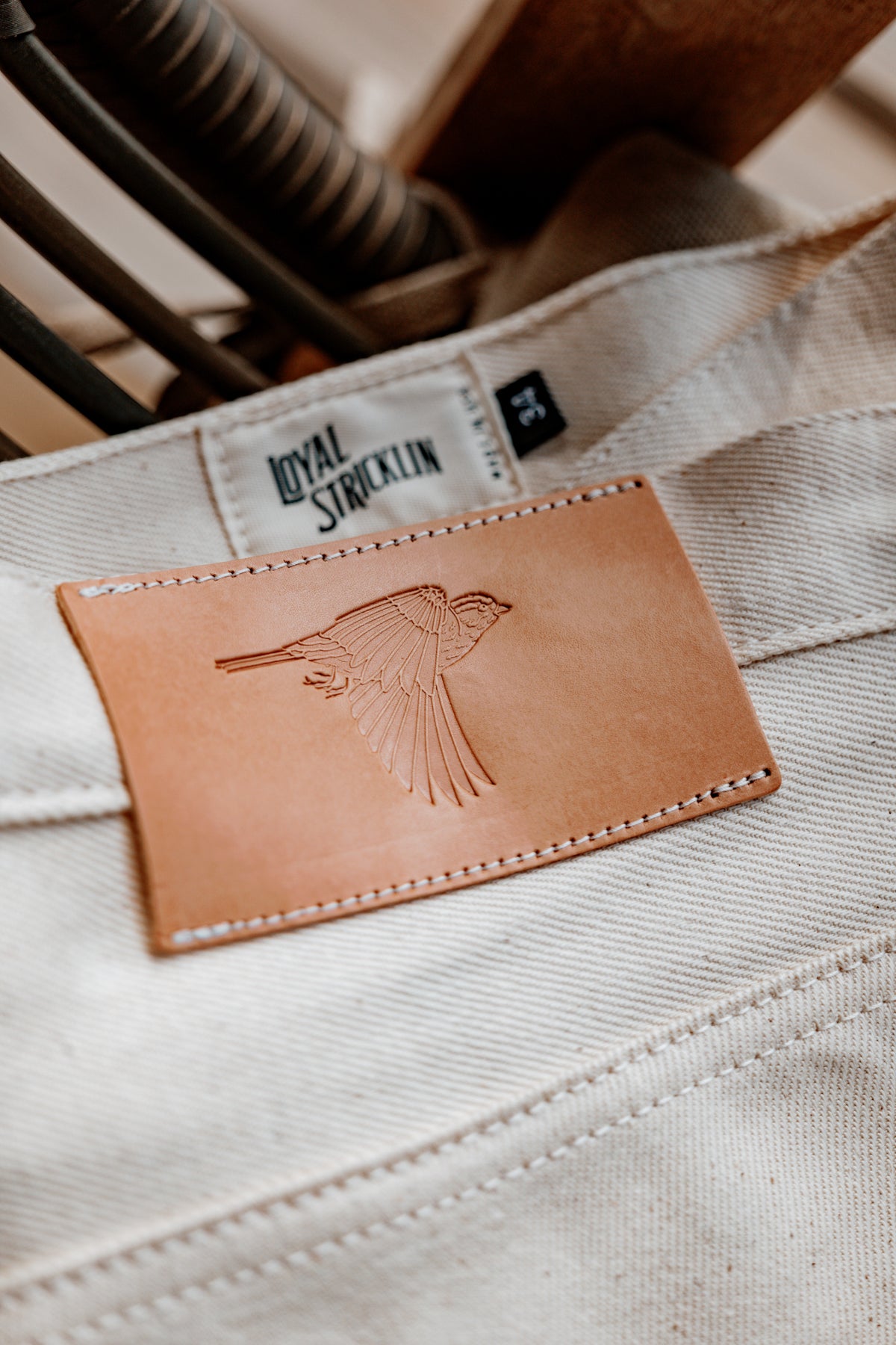 Holden Straight Leg- 11.25oz Ecru Selvedge - Cotton/Tencel