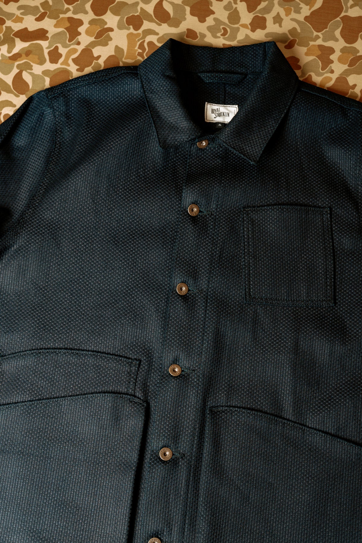 Amos Chore Coat - 12oz Indigo Sashiko