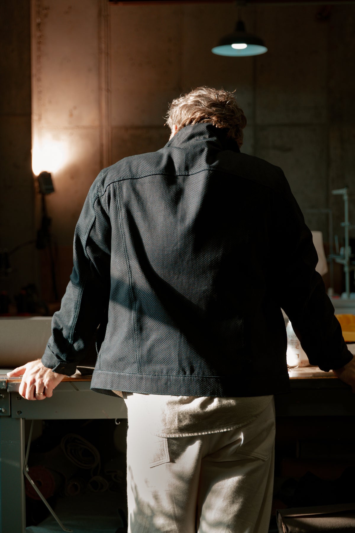 Wayman Jacket - 12oz Indigo Sashiko - Preorder - Ships Early November.