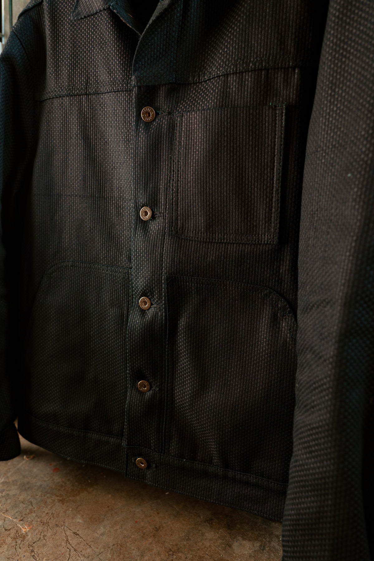 Wayman Jacket - 12oz Indigo Sashiko - Preorder - Ships Early November.